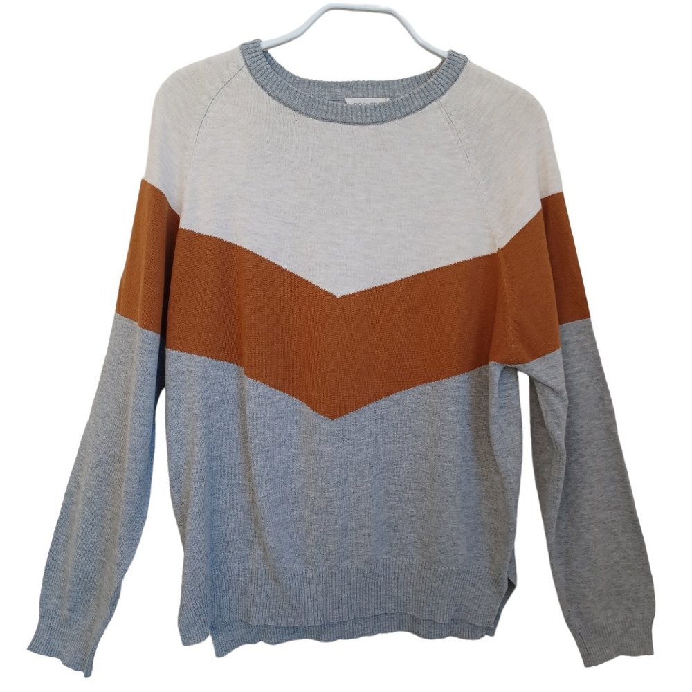 Roolee Sweater Colorblock Stripe Pullover Womens size X Small